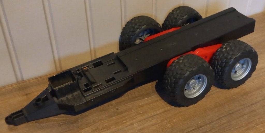 Bruder Aanhanger 40,5cm t.b.v. Crawler Tamiya Wedico, Ophalen of Verzenden, Gebruikt