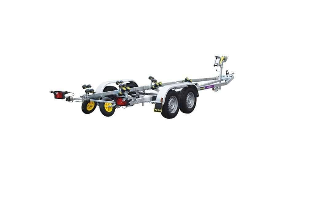Pega VB2700-775 trailer (2700kg 2025), Watersport en Boten, Boottrailers, Ophalen, Verstelbare verlichting, 1500 tot 3000 kg, Sloepentrailer
