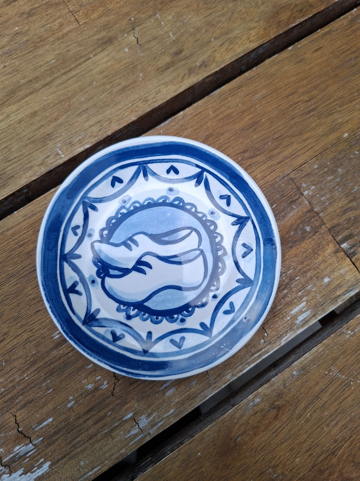Blond Amsterdam petit four bordje, Ophalen of Verzenden, Zo goed als nieuw, Bord(en), Aardewerk
