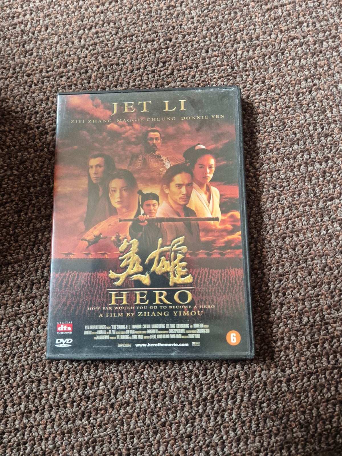 Hero (DVD) - Epische actiefilm met Jet Li, Vanaf 6 jaar, Ophalen of Verzenden, Gebruikt, Martial Arts