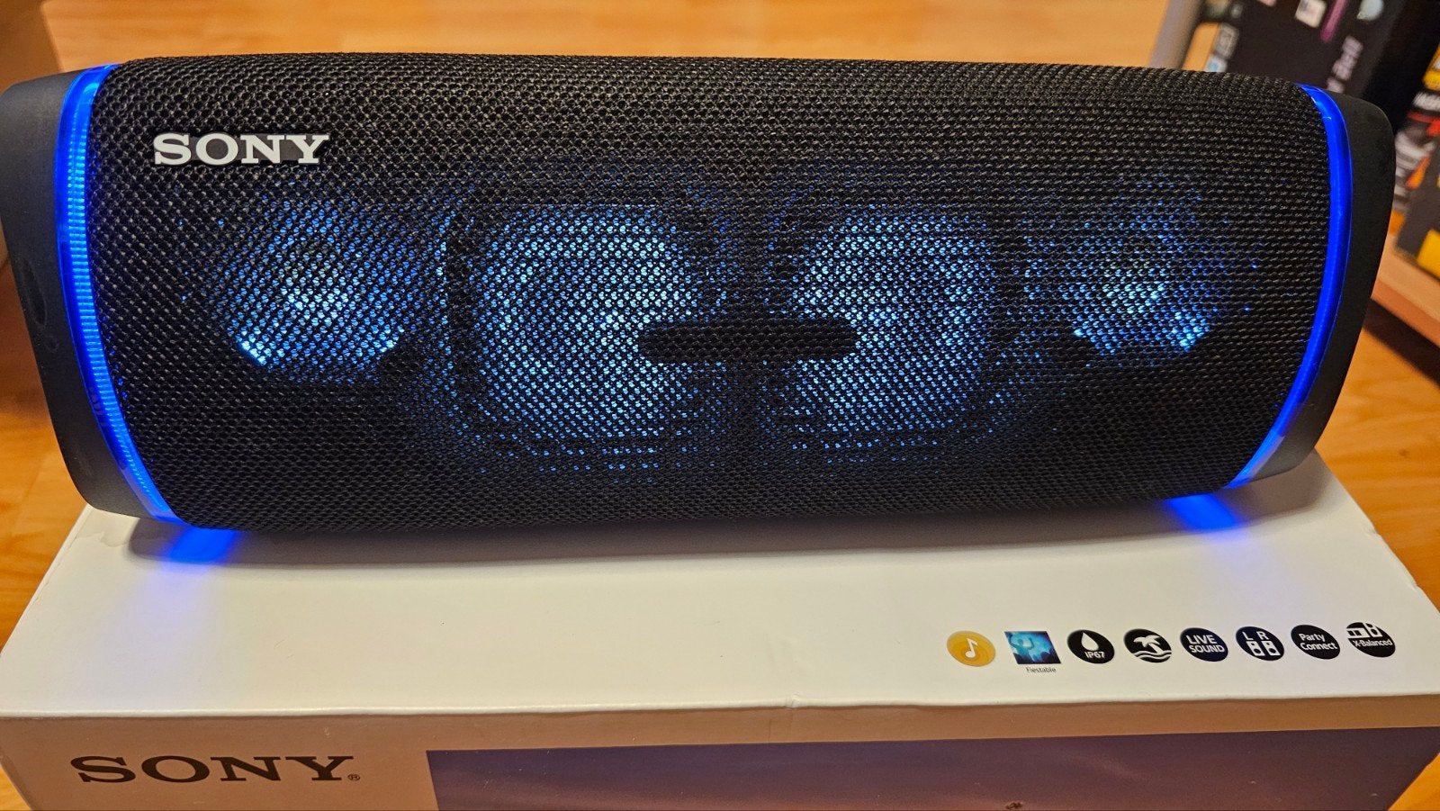 Sony SRS-XB43 Bluetooth Speaker Nieuwstaat! Powerbank incl!, Audio, Tv en Foto, Luidsprekers, Zo goed als nieuw, Overige typen