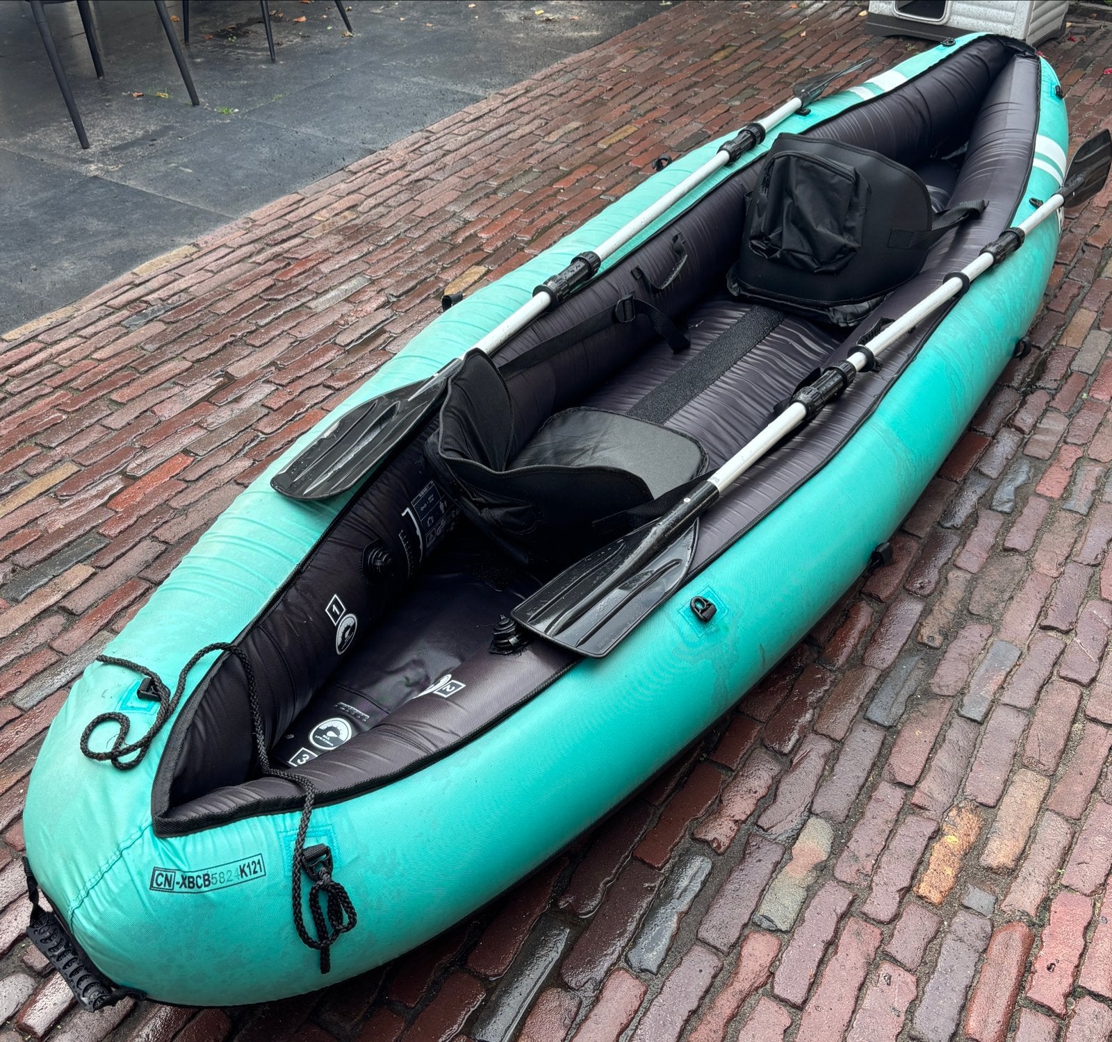 Hydro Force Ventura 2-persoons opblaaskajak incl. peddels, Watersport en Boten, Ophalen of Verzenden, Opblaasbaar, Zo goed als nieuw