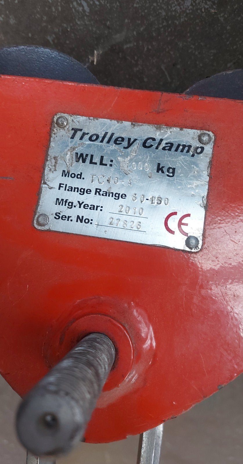 Trolley Klem - 1000 kg WLL - Flensbereik 80-150, Ophalen, Gebruikt, Klem, Overige merken