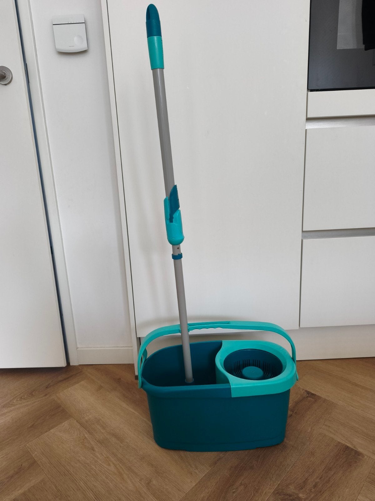 Leifheit Clean Twist Disc Mop Ergo dweil set, Ophalen, Mop of Dweil