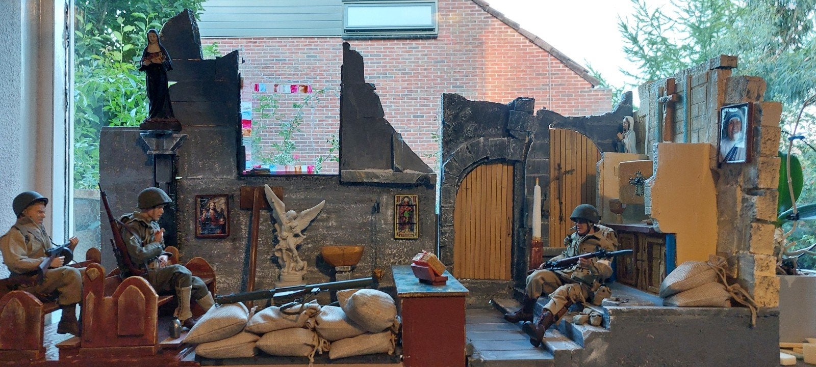 diorama, 1:6 kerk, Ophalen, Nieuw, Groter dan 1:35, Diorama
