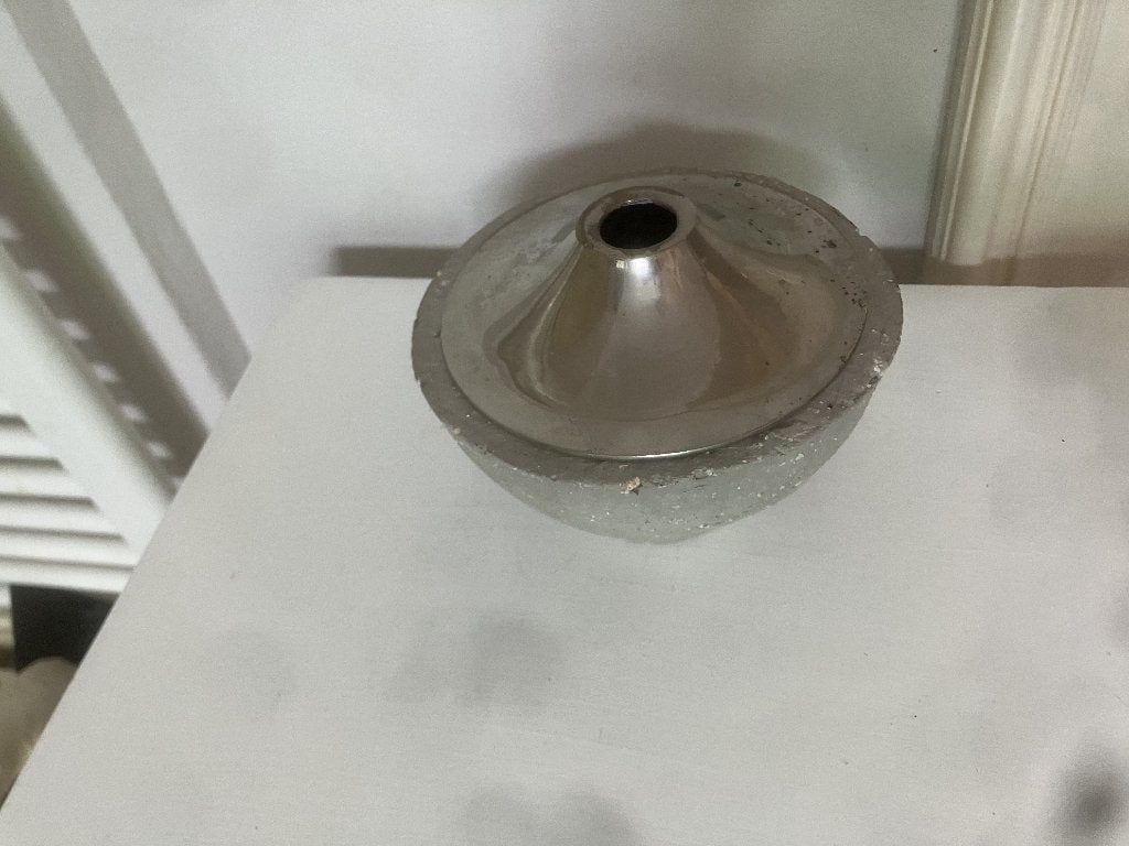 Deze unieke schaal, vaas en kandelaar is alles in één., Antiek en Kunst, Curiosa en Brocante, Ophalen of Verzenden