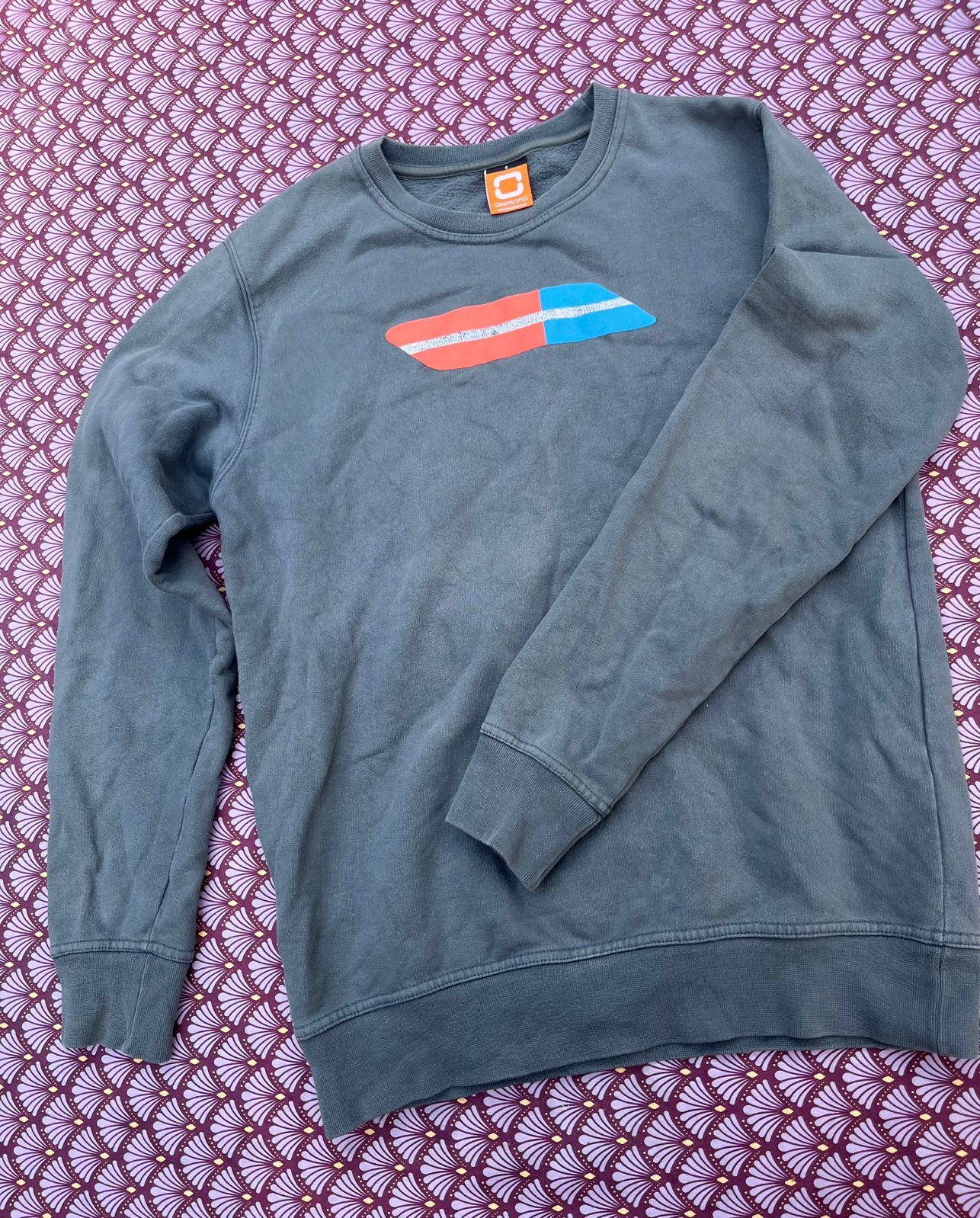 Okimono longsleeve The Eraser maat S, Kleding | Heren, Ophalen of Verzenden, Gedragen, Maat 46 (S) of kleiner, Grijs