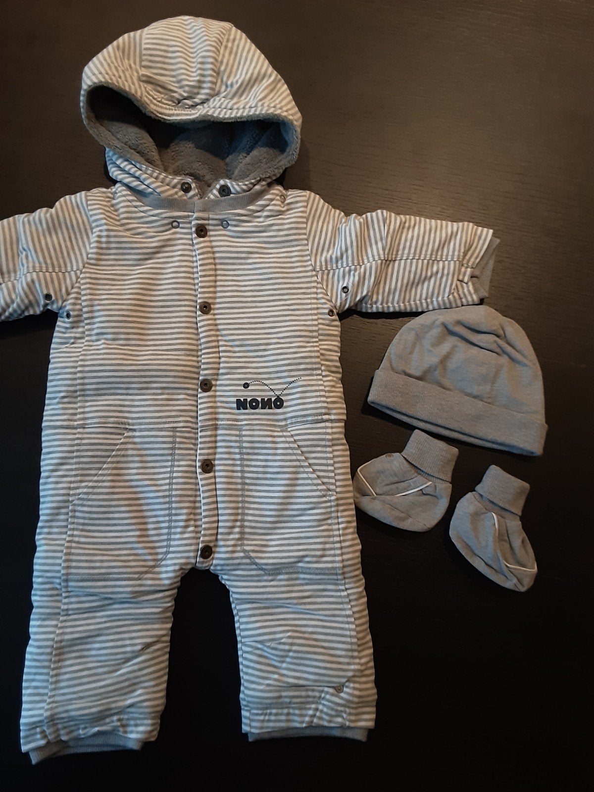 Nono nononsense skipak met slofjes en mutsje maat 68, Kinderen en Baby's, Jongetje of Meisje, Ophalen of Verzenden, Jasje, Nono