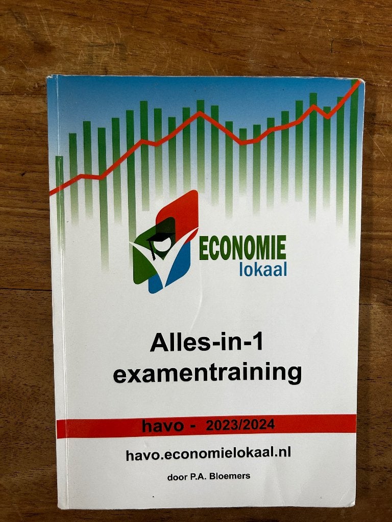 Economie lokaal Alles-in-1-Examentraining Havo 2023/2024, Boeken, Schoolboeken, Gelezen, Economie, HAVO, Ophalen of Verzenden