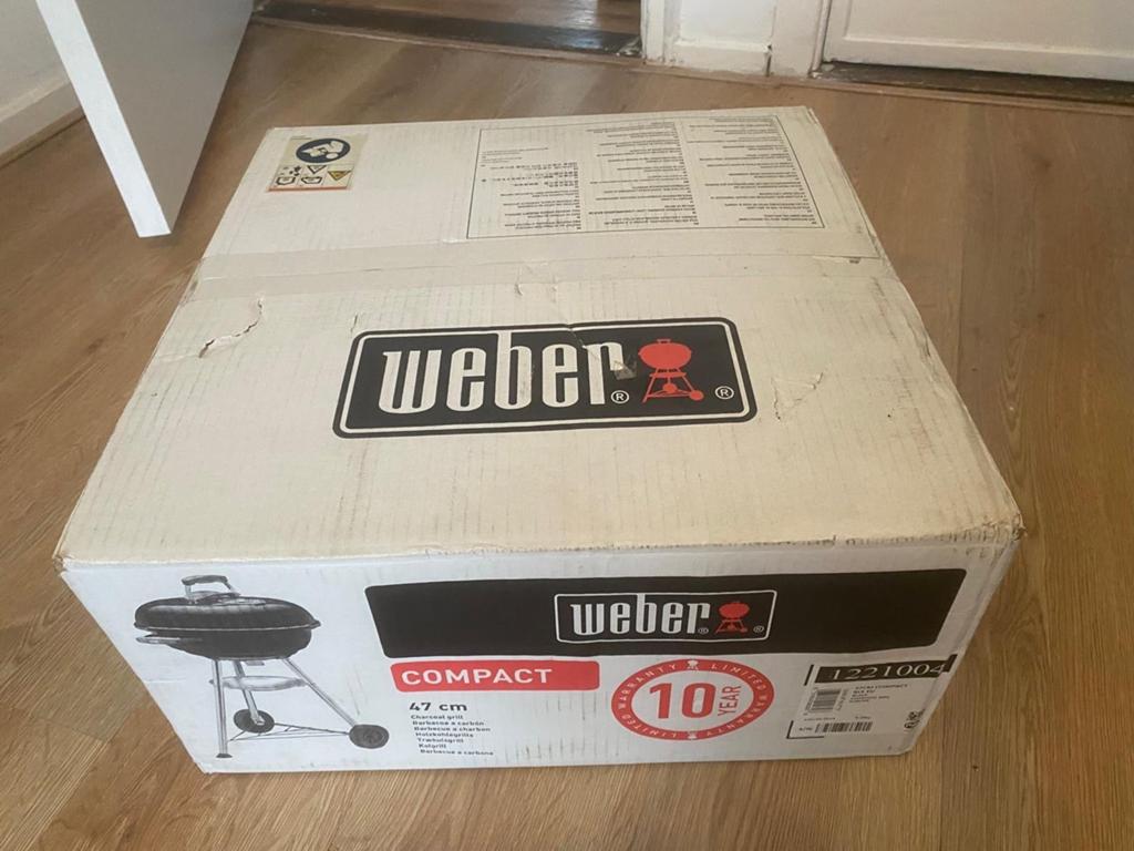 Weber Compact 47 cm, 1221004, Ophalen of Verzenden, Nieuw, Met accessoires