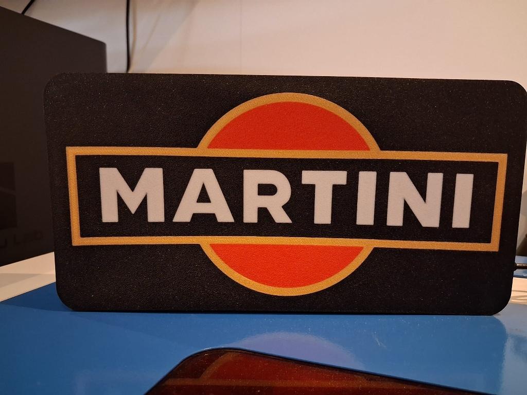 Lichtbak MARTINI, Verzamelen, Merken en Reclamevoorwerpen, Ophalen of Verzenden, Gebruikt, Lichtbak of (neon) lamp