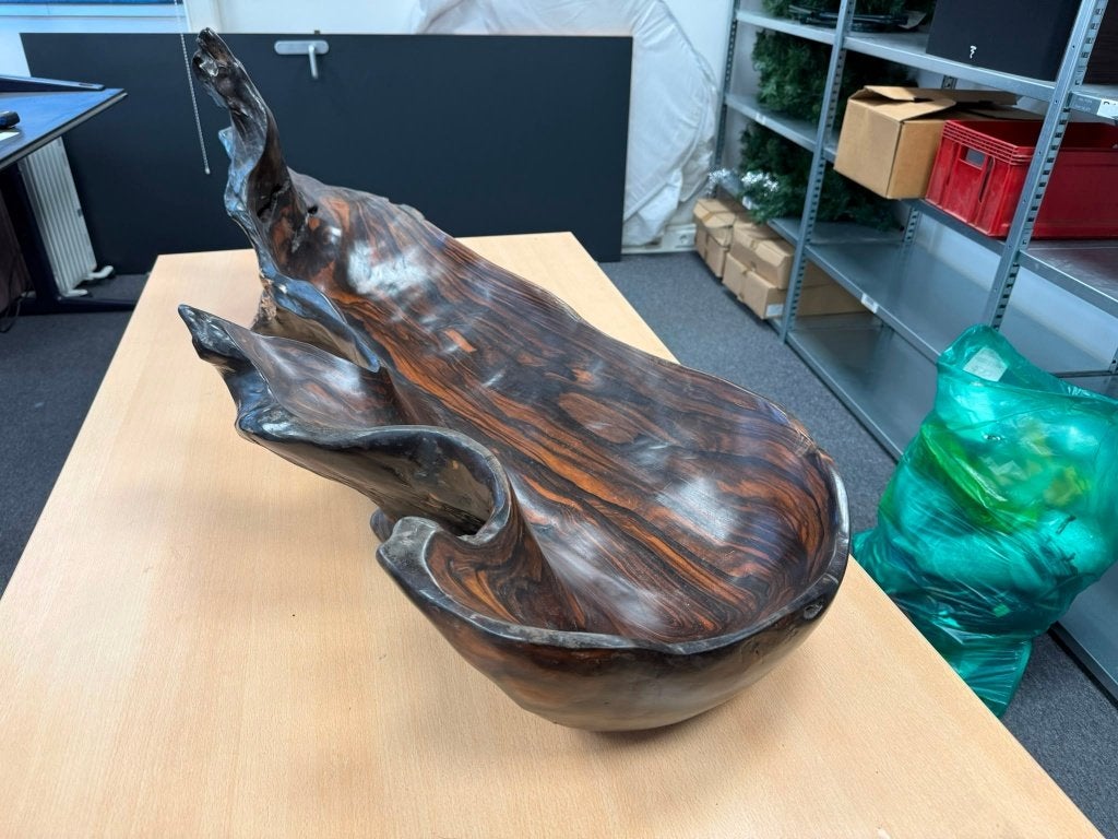 Prachtige XXL Boomwortel Sculptuur / Houten Schaal, Ophalen, Houtsnijwerk, Handgemaakt, 1 meter - 2 meter