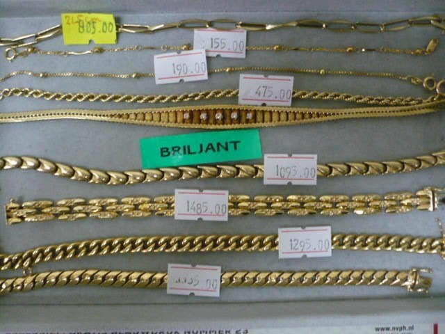 aanbieding gouden armbanden de prijzen staan bij zie de foto, Ophalen of Verzenden, Nieuw, Goud, Goud