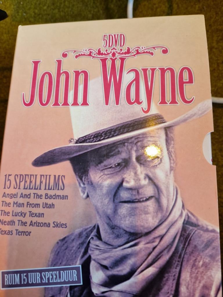 John Wayne 5 DVD Boxset - 15 Speelfilms - Ruim 15 Uur, Vanaf 12 jaar, Ophalen of Verzenden, Gebruikt, Boxset