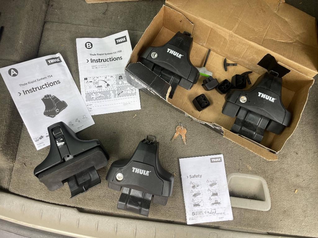 Thule Rapid System 754 met Audi A3 1708 System Kit, Ophalen of Verzenden, Zo goed als nieuw