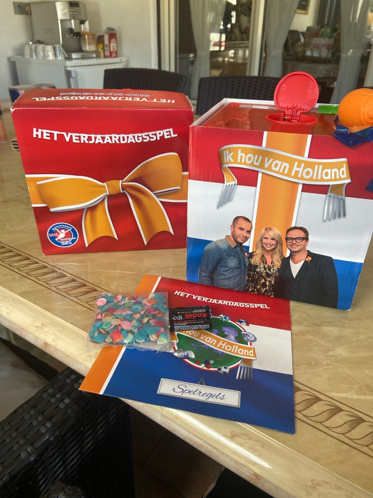 Het verjaardadsspel ik hou van Holland, Ophalen of Verzenden, Zo goed als nieuw
