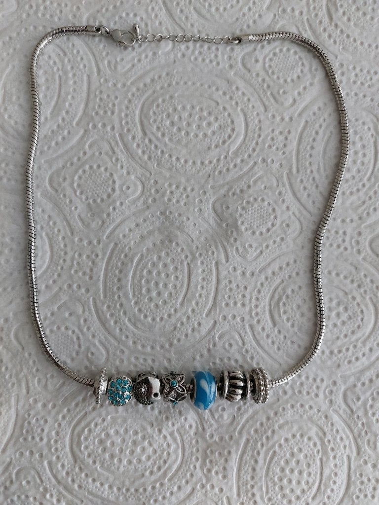 Dames ketting, Sieraden, Tassen en Uiterlijk, Kettingen, Verstelbaar, Overige kleuren, Ophalen of Verzenden, Zo goed als nieuw