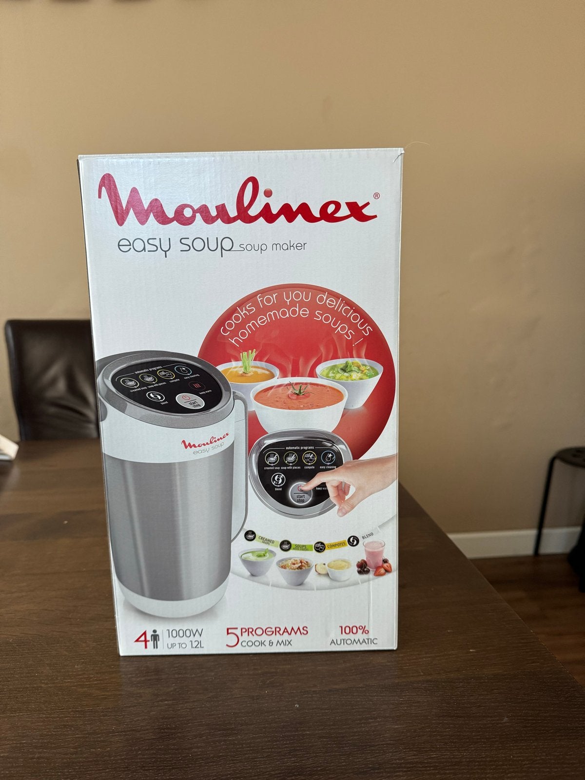 Moulinex Easy Soup Maker - Heerlijke Zelfgemaakte Soepen, Ophalen, Nieuw