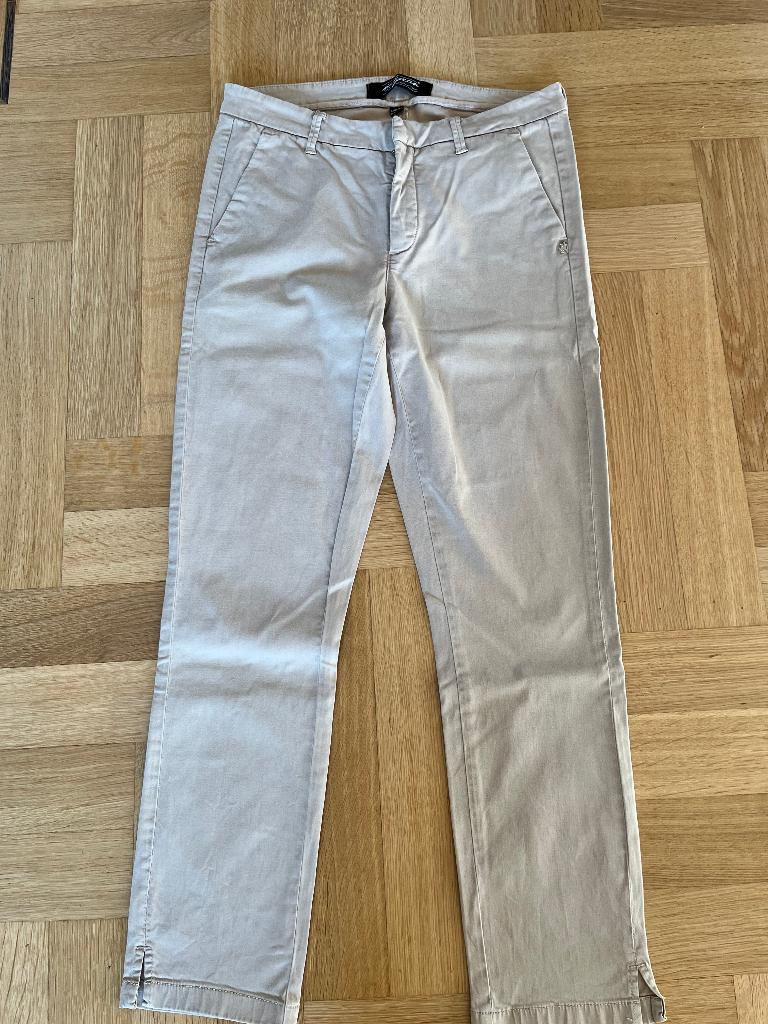 Nick Jean chino model broek  taupe/ beige, Kleding | Dames, Broeken en Pantalons, Beige, Ophalen of Verzenden, Zo goed als nieuw