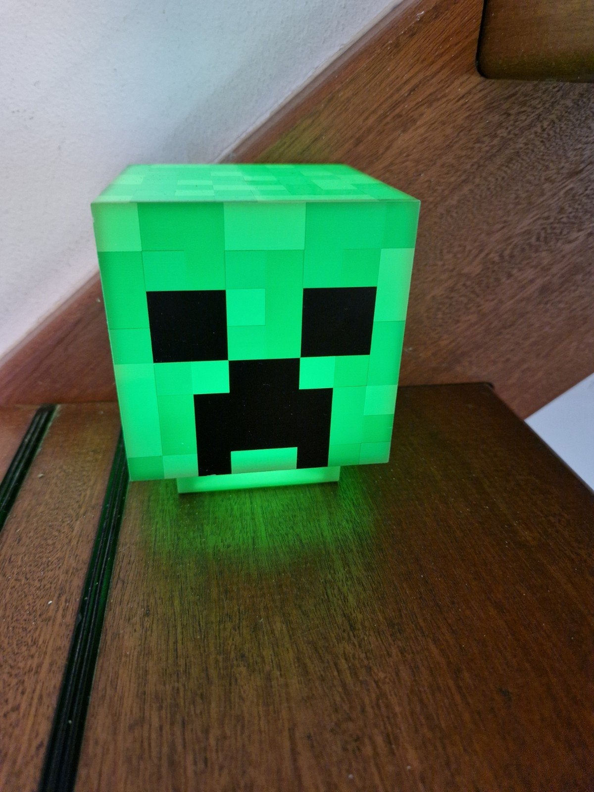 Minecraft Creeper Lamp met Geluid - Perfect voor Gamers!, Ophalen, Overige merken, Gebruikt, Kunststof