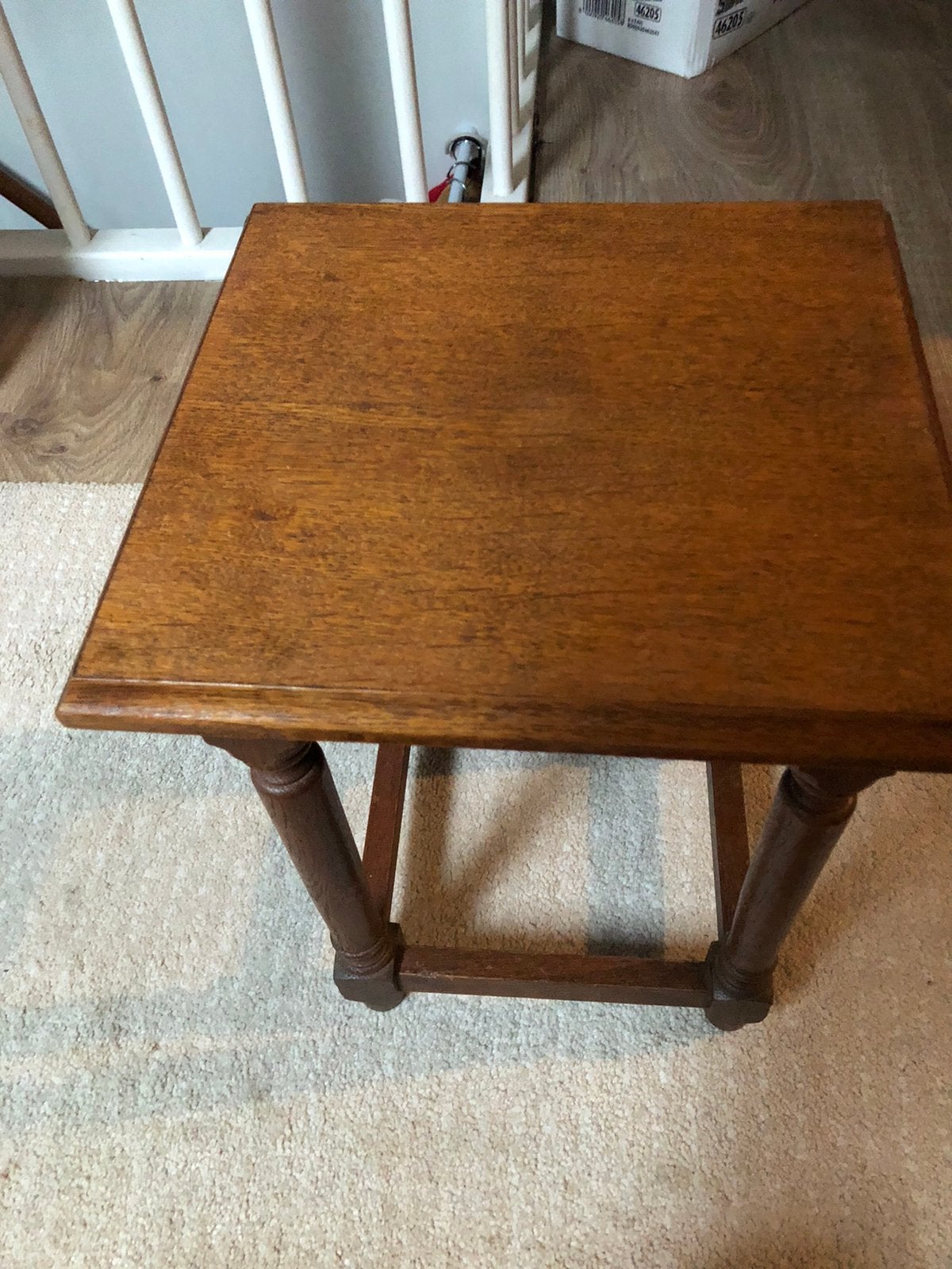 Bloementafeltje. Vintage, Ophalen, Zo goed als nieuw, Rechthoekig, Minder dan 55 cm