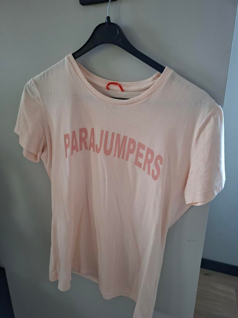 Parajumpers T-shirt roze maat S, Zo goed als nieuw, Korte mouw, Roze, Maat 36 (S)