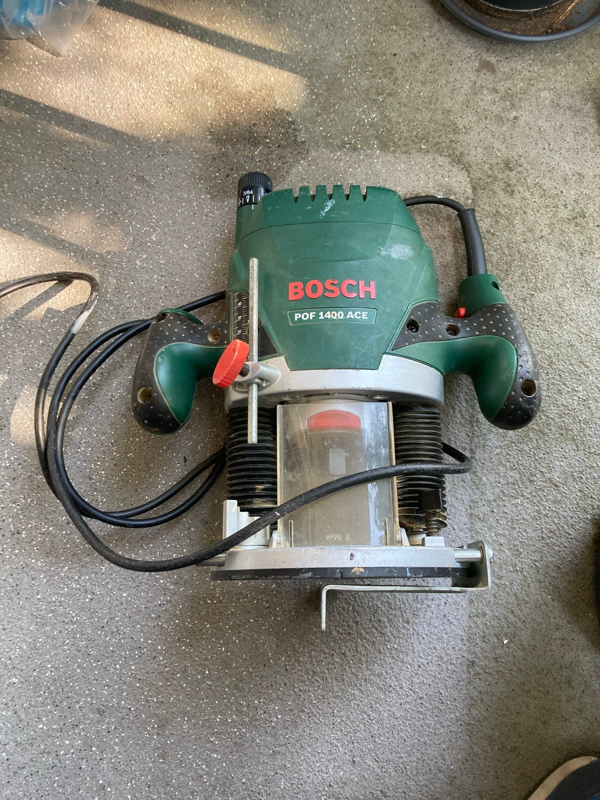 Bosch POF 1400 ACE Bovenfrees - Krachtig en Compleet, Ophalen of Verzenden, Gebruikt, Elektrisch, Bovenfrees