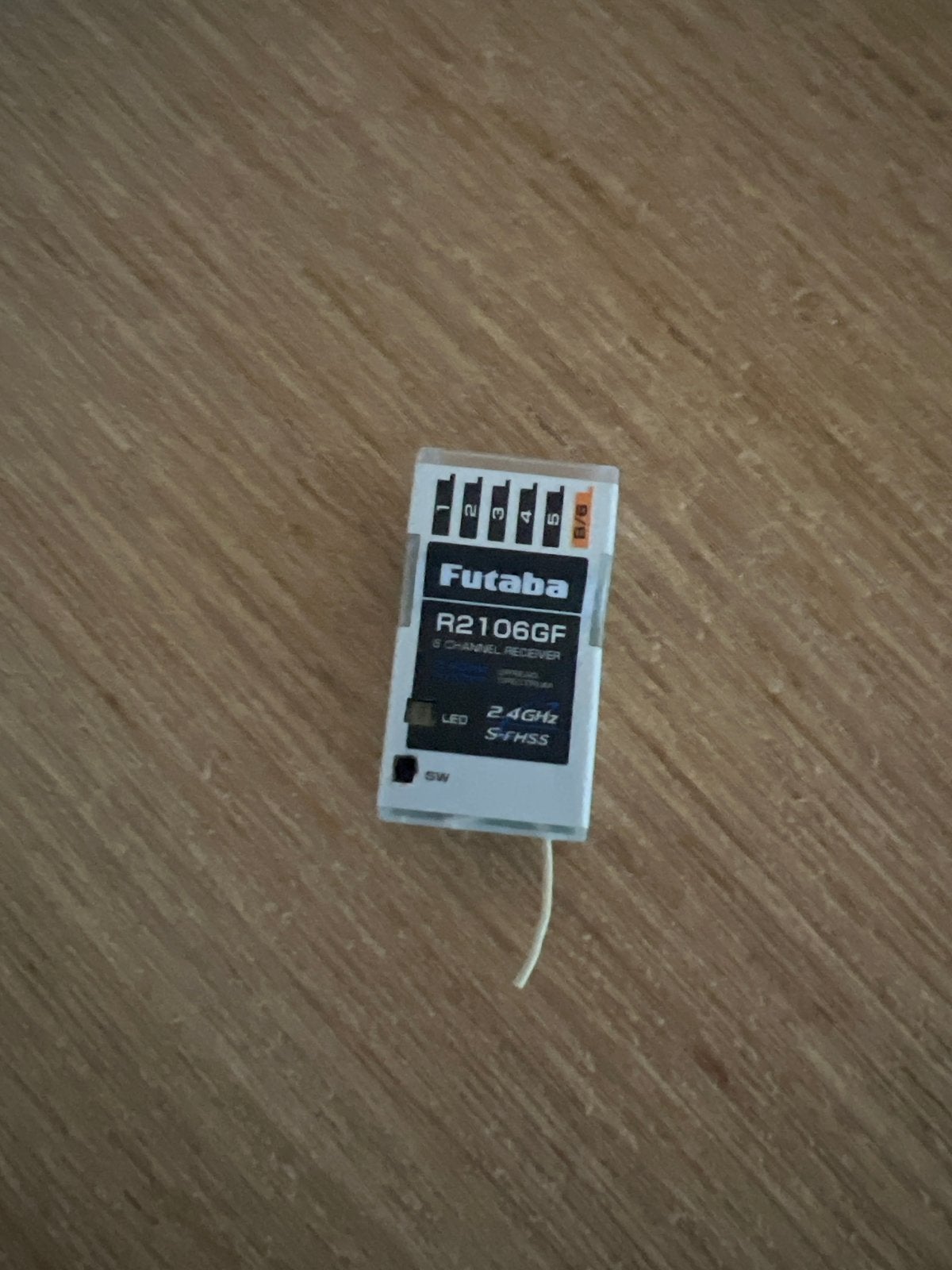 Futaba R2106GF 2.4GHz S-FHSS 6-kanaals ontvanger, Ophalen, Gebruikt