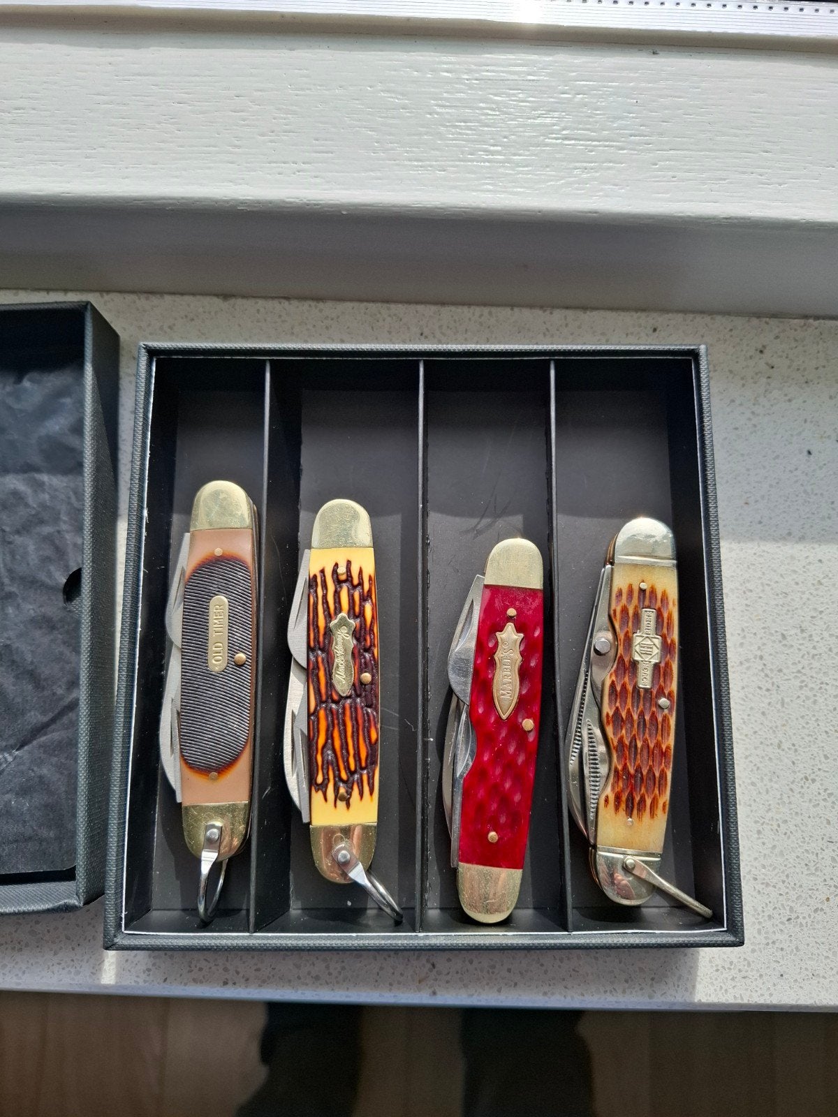 RR SCHRADE MARBLES mes zakmes, Ophalen of Verzenden, Zo goed als nieuw