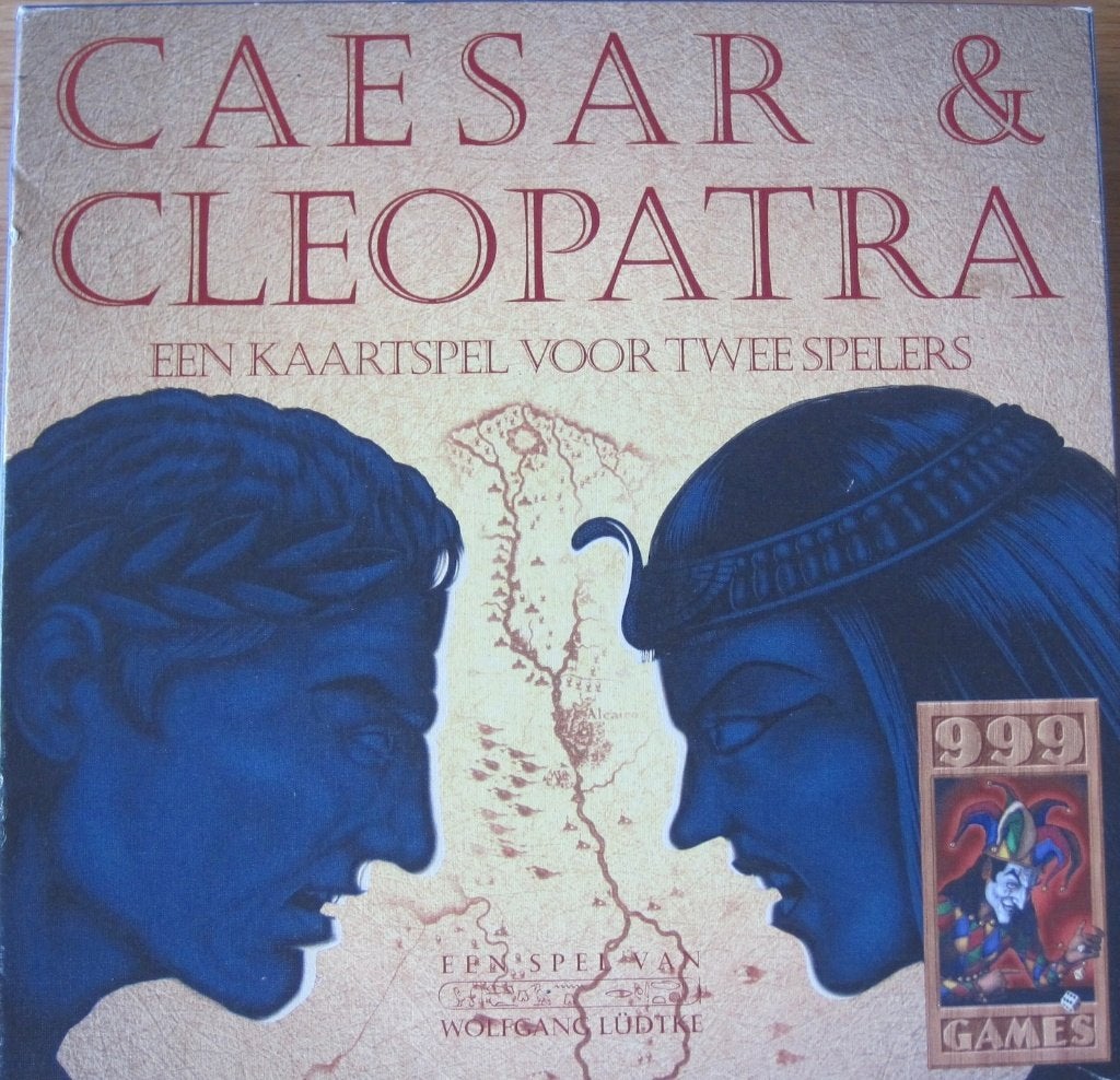 Caesar & Cleopatra - kaartspel voor 2 personen - 1997, Een of twee spelers, Ophalen of Verzenden, Zo goed als nieuw, 999 Games