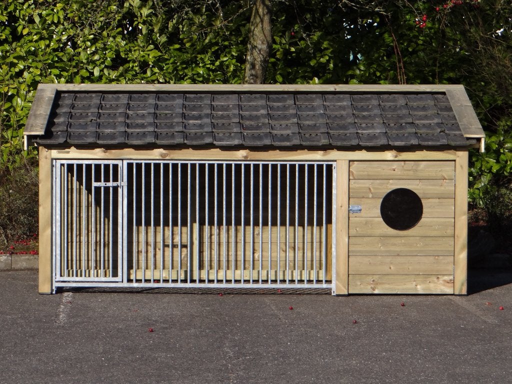 Hondenkennel Roxy met nachthok, hét ultieme hondenverblijf!, Hondenkennel, 110 cm of meer, 100 cm of meer, Nieuw