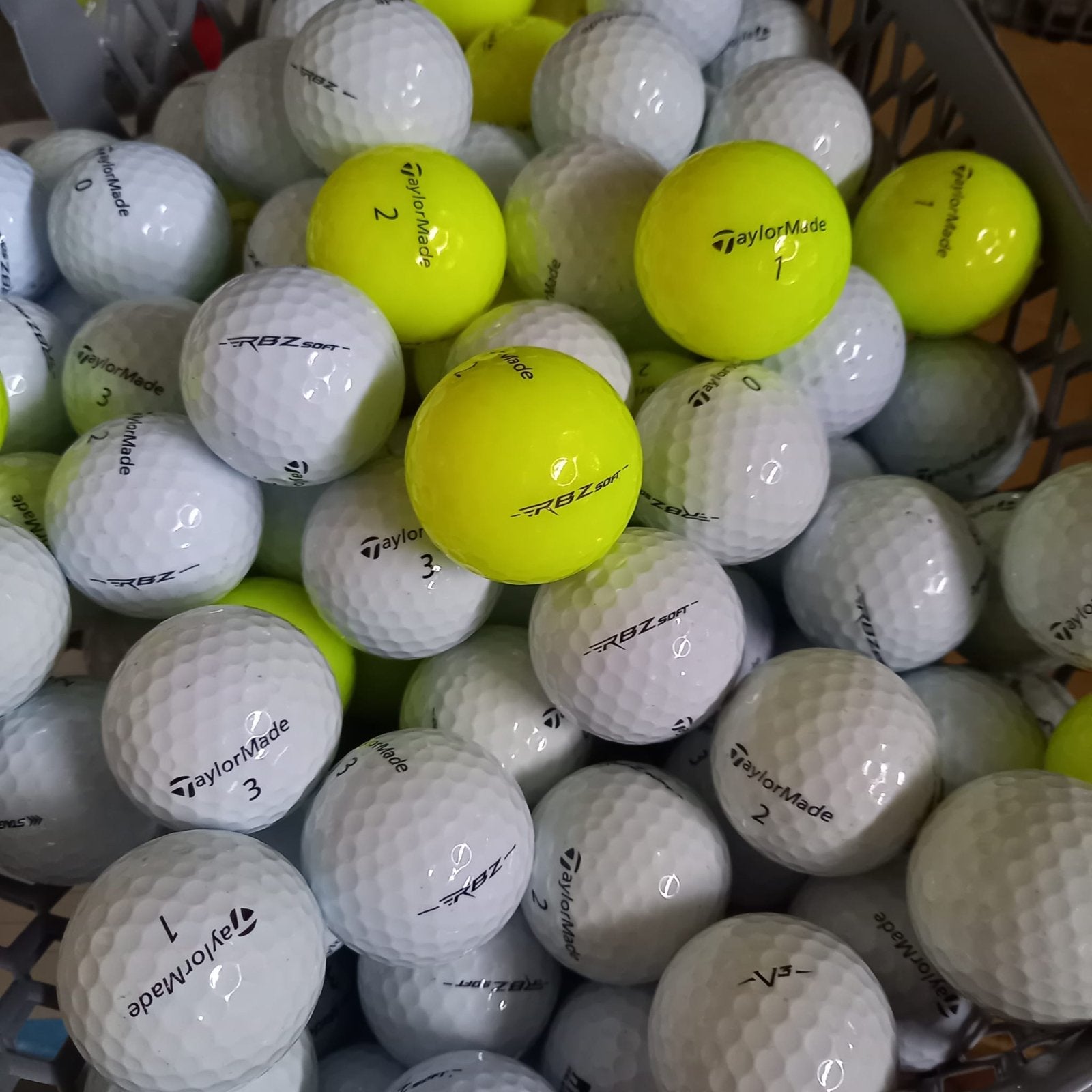 TaylorMade RBZ Soft Golfballen AAAA - 100 stuks, Ophalen of Verzenden, Gebruikt, Bal(len), Overige merken