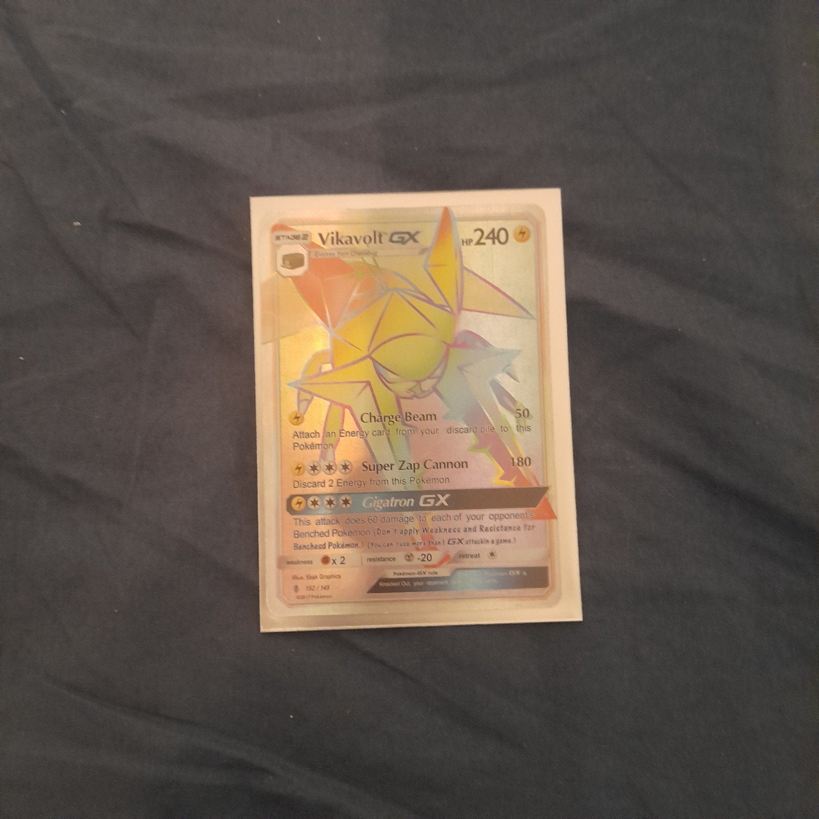 Pokemon Kaart - Vikavolt GX Rainbow Rare, Ophalen of Verzenden