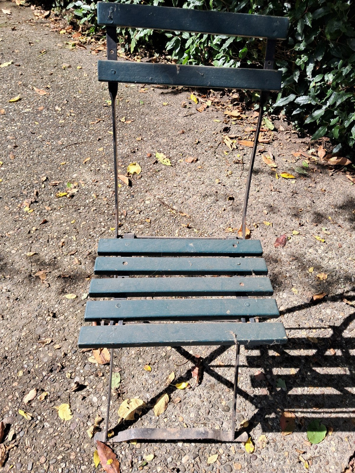 Vintage inklapbare tuinstoel, Antiek en Kunst, Ophalen