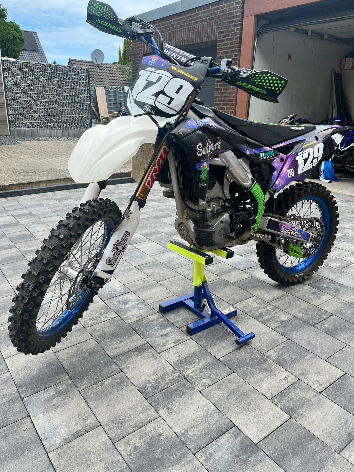 Kawasaki KXF 250 2019-Wedstrijdmotor-55 uur-VeelFactoryParts, Ophalen, Zo goed als nieuw, Overige merken