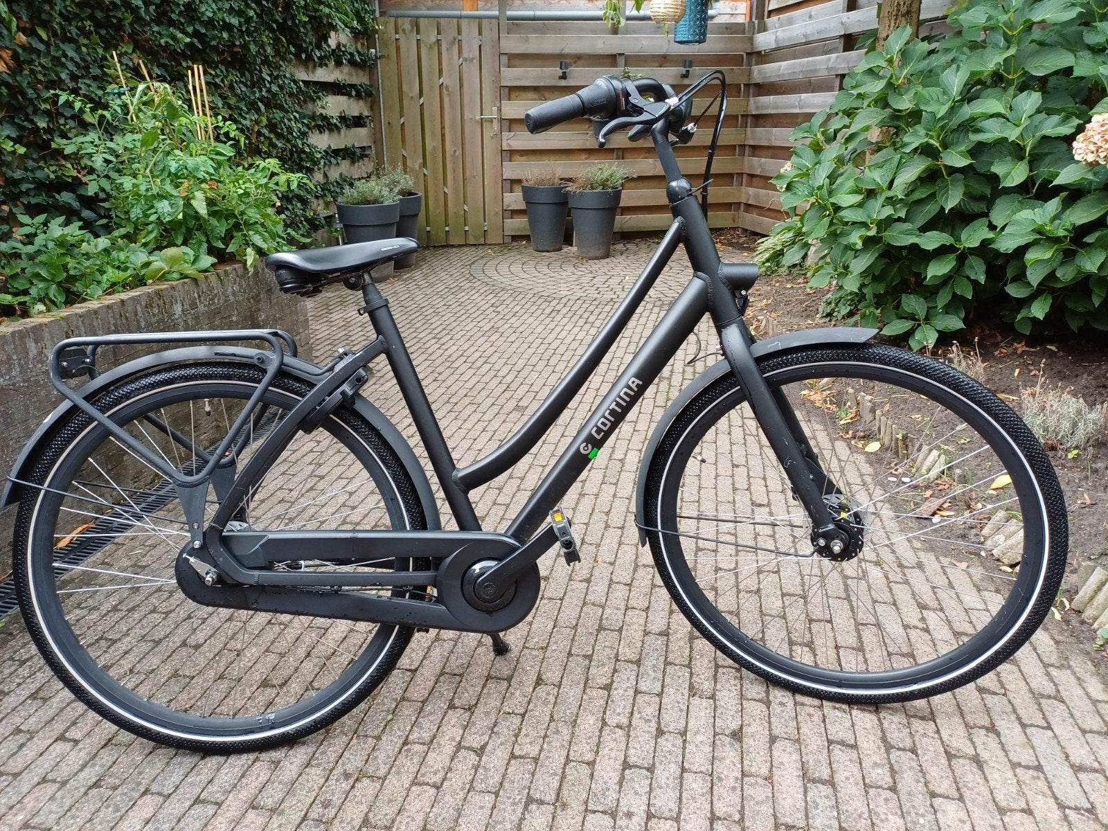 Cortina Tide ND7 D53 uit 08-2024. Jet Black damesmodel. Igst, Fietsen en Brommers, Versnellingen, Schijfrem, Ophalen, Overige merken