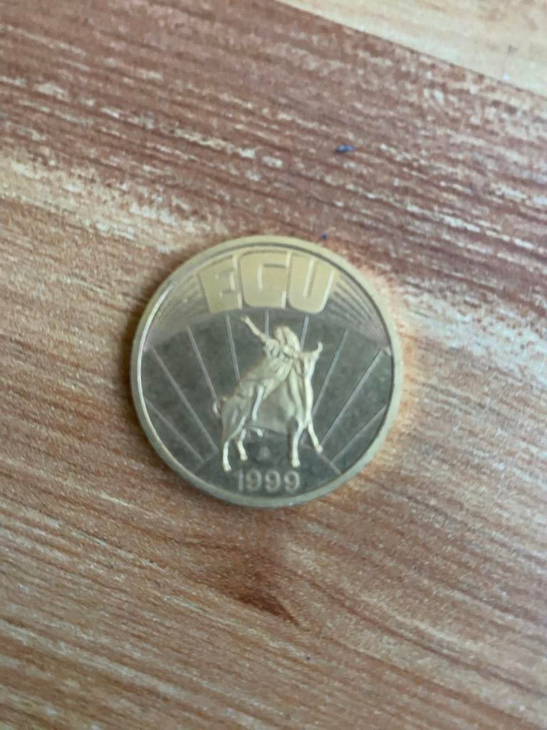 ECU Penning 1999 - Europa, Postzegels en Munten, Ophalen of Verzenden, Overige materialen, Buitenland