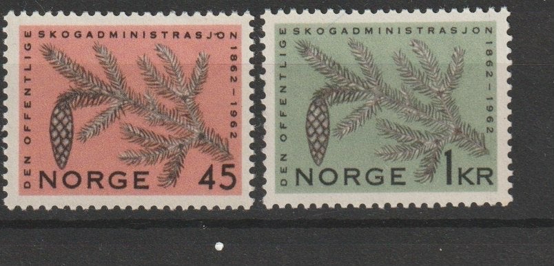 TSS Kavel 1130295 Noorwegen pf minr 469-470 bosbeheer, Ophalen, Noorwegen, Postfris