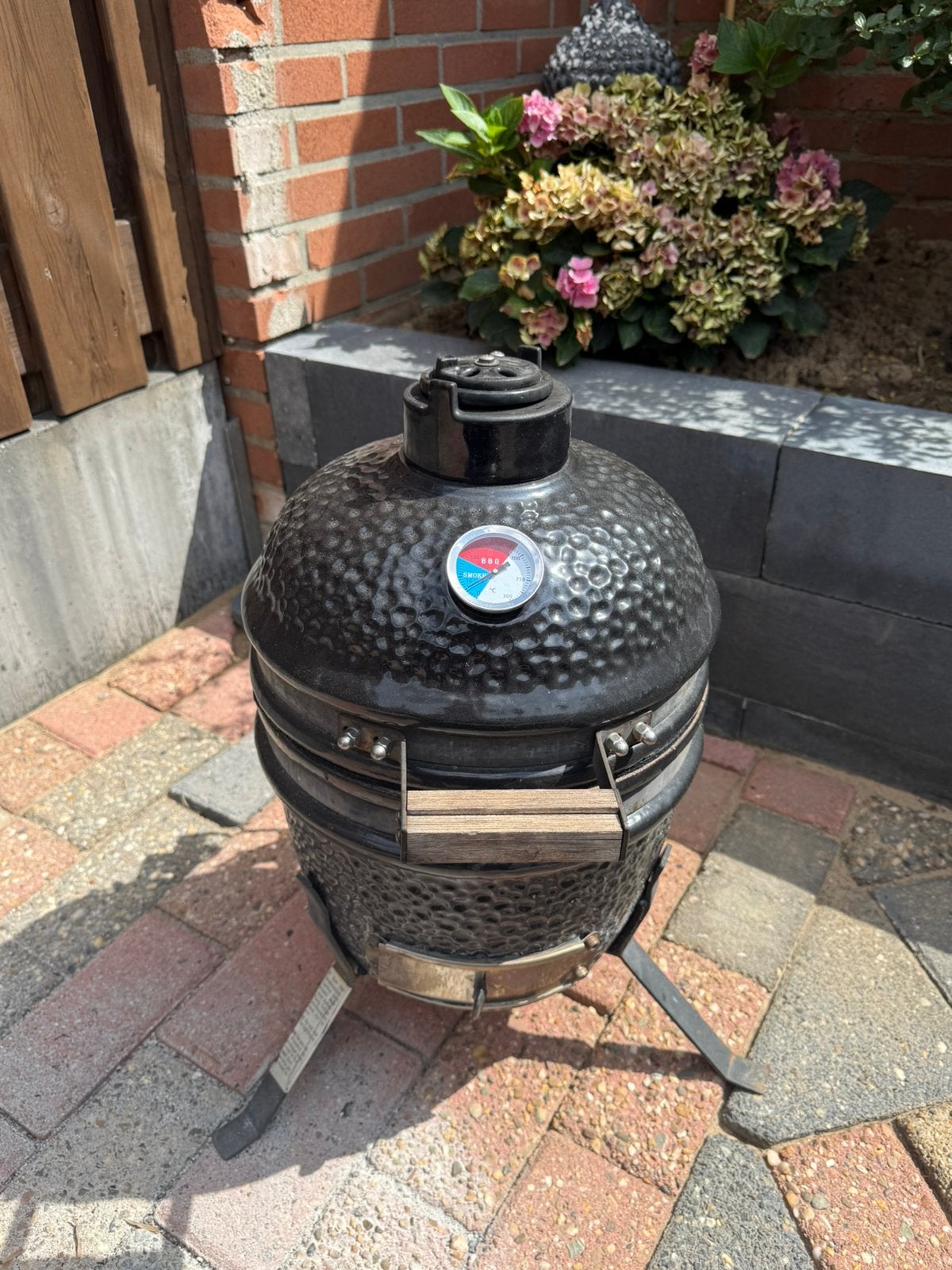 Kleine kamado grill meister, Tuin en Terras, Ophalen, Gebruikt