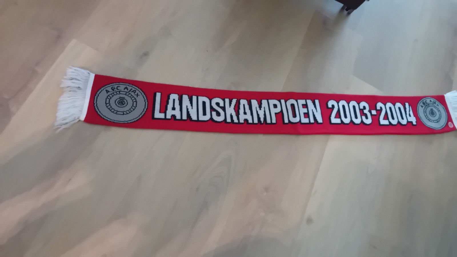 Ajax sjaal 2003, Verzamelen, Ophalen of Verzenden, Zo goed als nieuw, Ajax, Vaantje of Sjaal