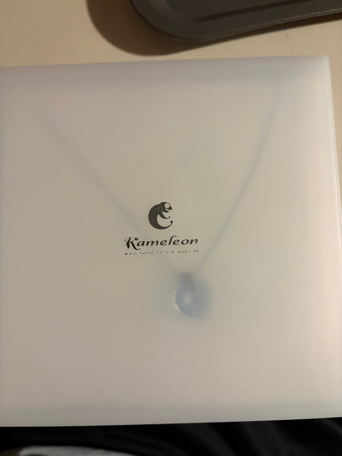 Ketting hartje, merkt kameleon, Sieraden, Tassen en Uiterlijk, Ophalen of Verzenden, Zo goed als nieuw, Staal