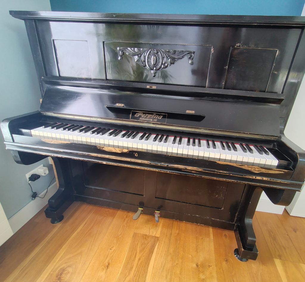 Gratis piano, Ophalen, Gebruikt, Zwart, Piano
