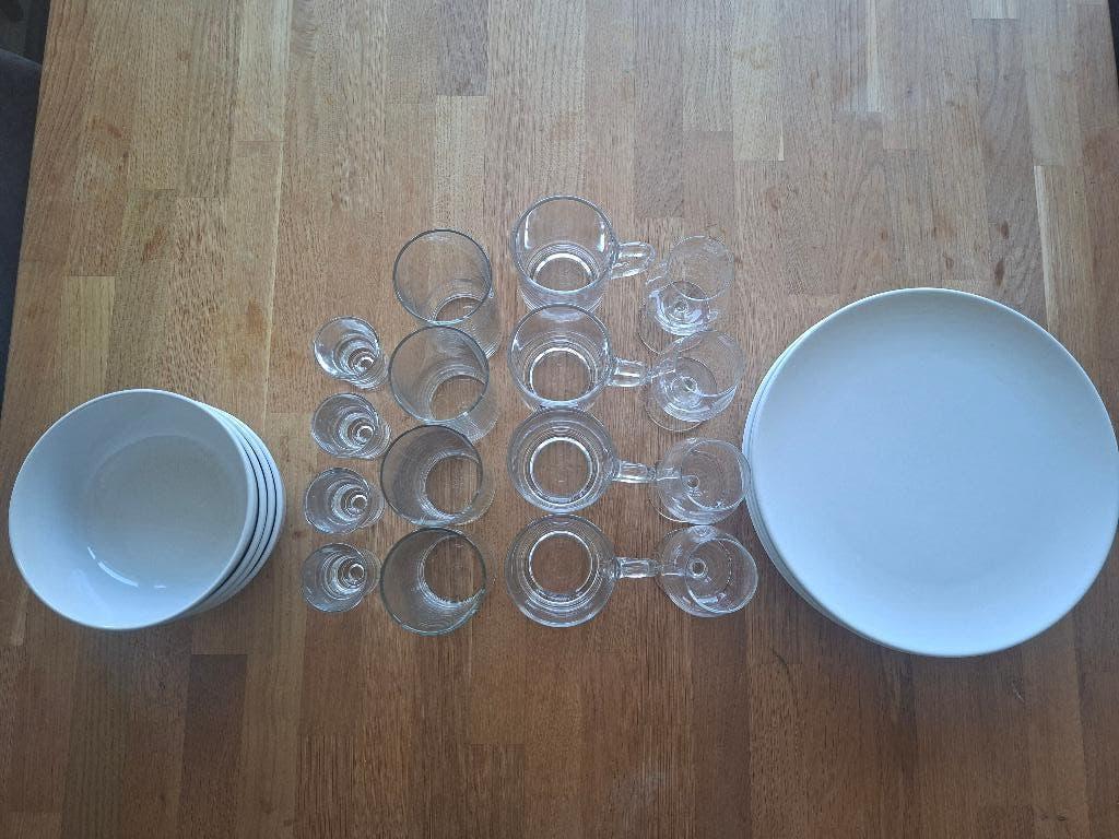 Glazen en Servies gratis of kleinigheid, Huis en Inrichting, Keuken | Servies, Ophalen, Glas of Glazen, Overige stijlen, Glas