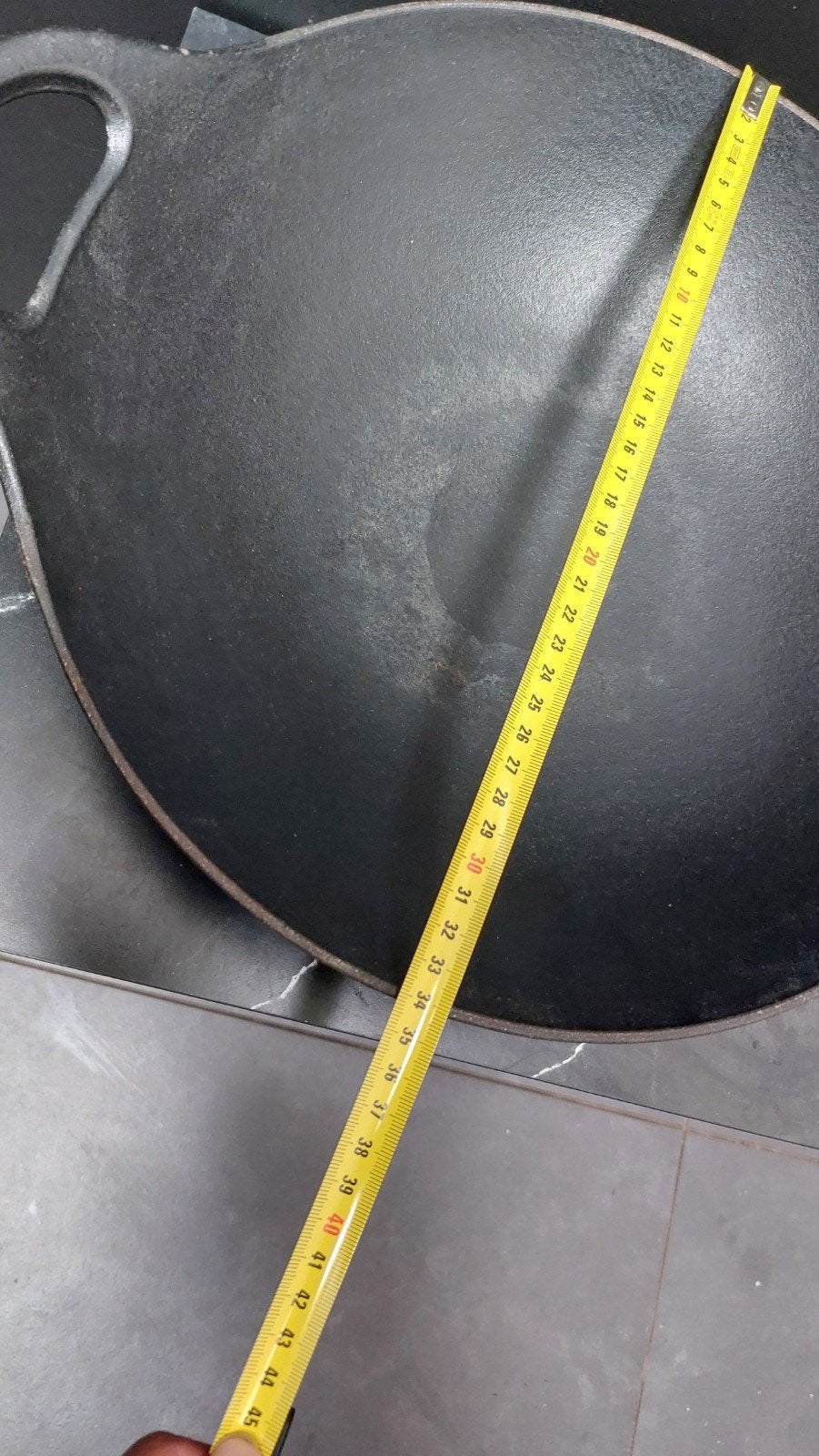 te koop wok gietijzer pan, Ophalen of Verzenden, Gietijzer, Wok