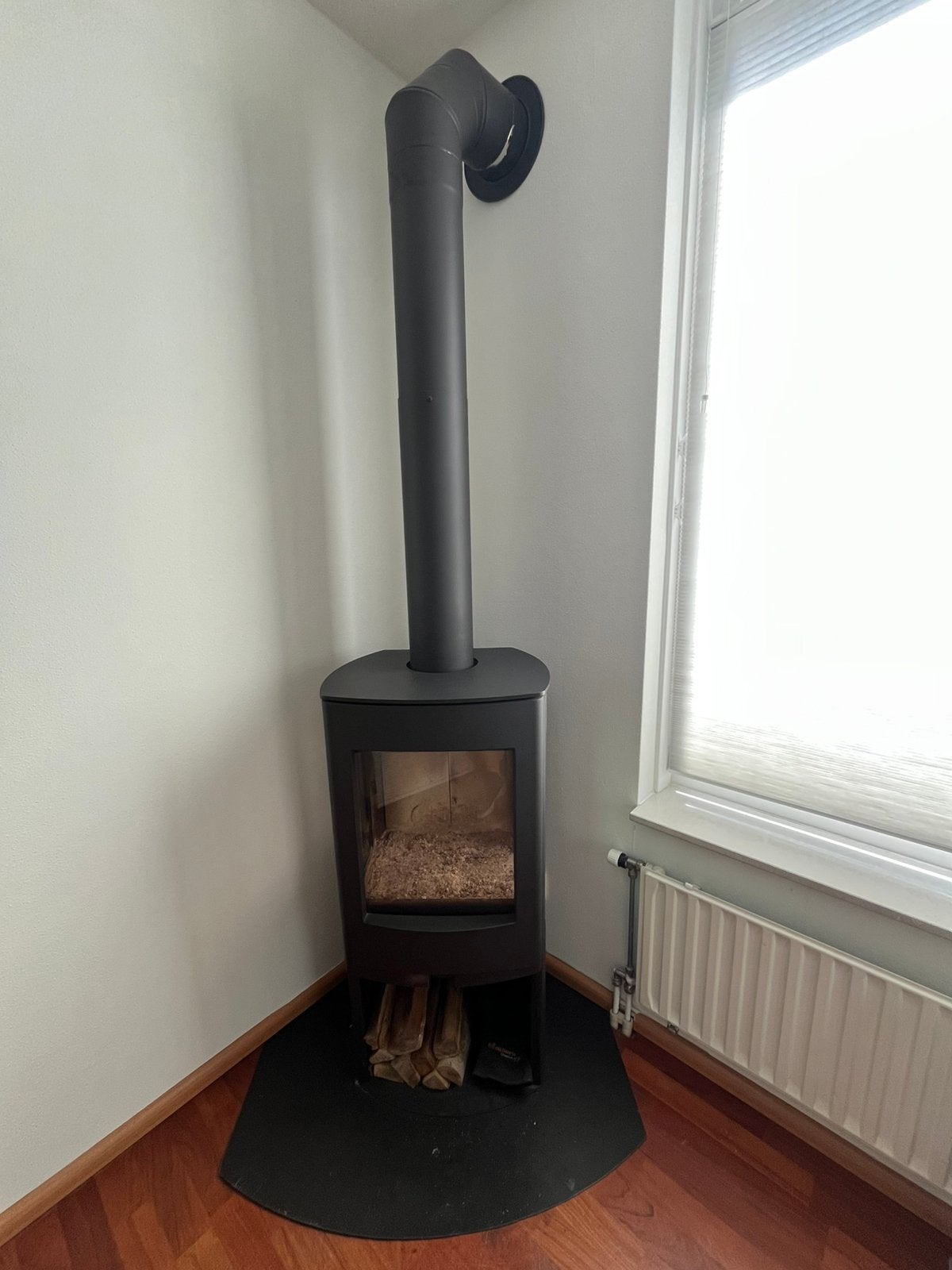 Dik Geurts Folke Houtkachel - super netjes!, Ophalen, Zo goed als nieuw, Hout, Houtkachel