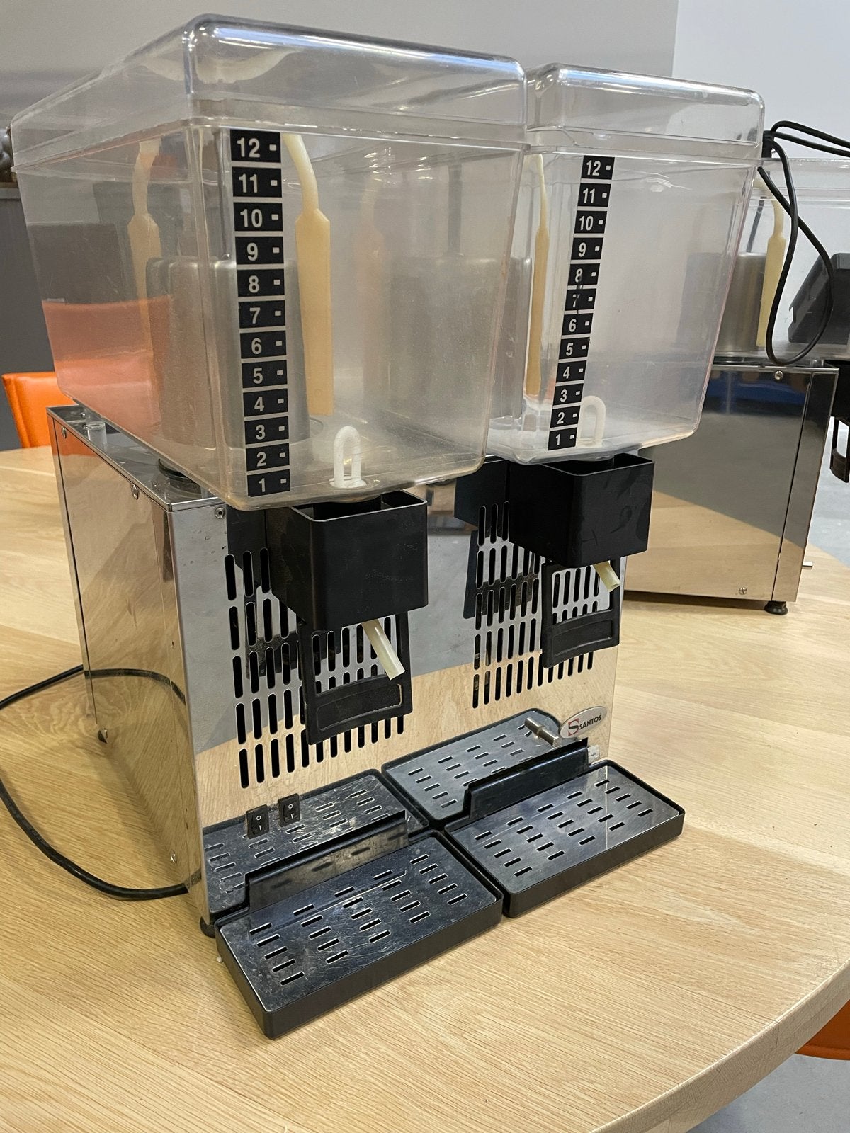 Dubbele Drankdispenser 2x12L - Santos Horeca Kwaliteit, Ophalen, Gebruikt