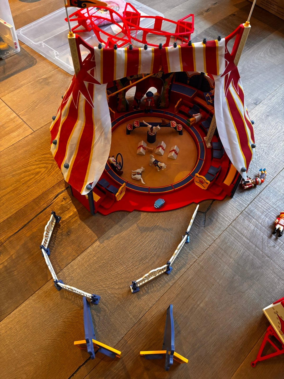 Playmobil circus 4230 + trailer, Gebruikt, Gebouw, Complete set, Ophalen of Verzenden