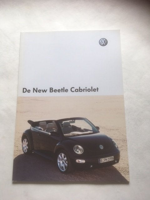 Volkswagen   New   Beetle   Cabriolet    Brochure  2003   NL, Volkswagen, Ophalen of Verzenden, Zo goed als nieuw, Volkswagen