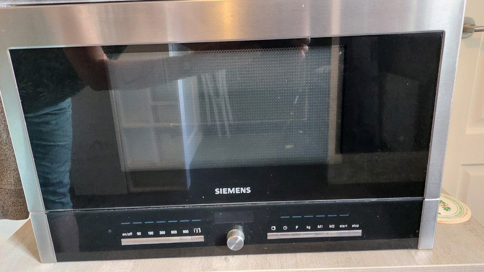 Siemens HF25M5L2 Inbouw Magnetron - Zo goed als nieuw, Witgoed en Apparatuur, Ophalen, Zo goed als nieuw, Inbouw, Draaiplateau