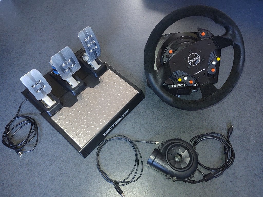 Thrustmaster TS-PC Racer, TLCM Pedals, Sparco 320mm GT Stuur, Ophalen of Verzenden, Gebruikt, Thrustmaster